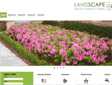 Tablet Screenshot of landscape180.com